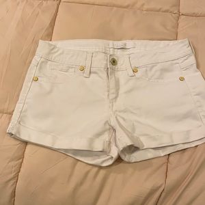 White shorts size 9